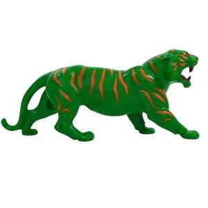VTG 1982 MOTU Battle Cat Cringer Green Tiger Figure He-Man Masters Universe